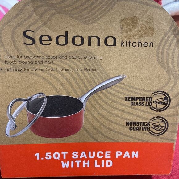 Sedona 1.5 Qt. Nonstick Saucepan with Sauce Pan with Lid - Picture 1 of 4